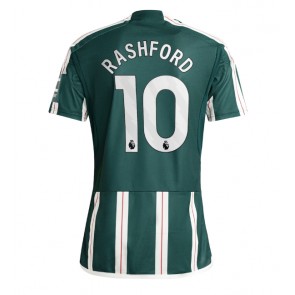 Manchester United Marcus Rashford #10 Replika Udebanetrøje 2023-24 Kortærmet